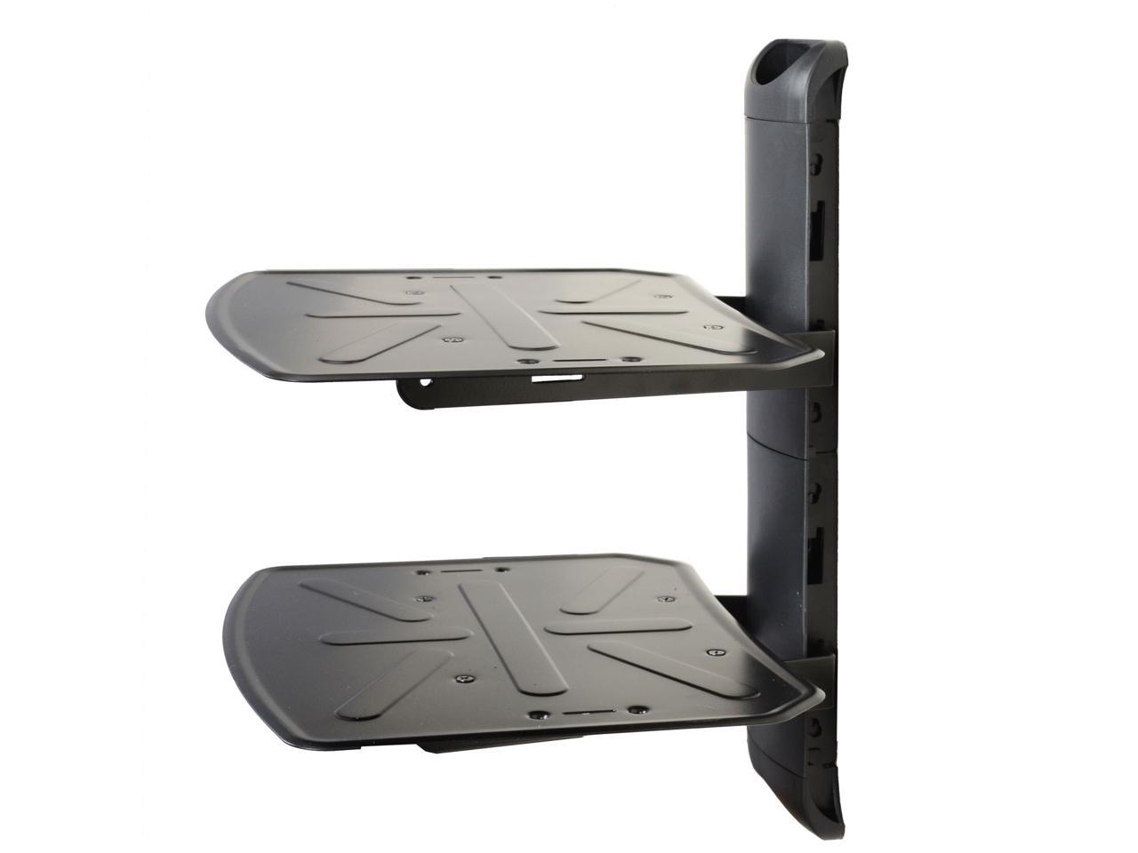 VideoSecu 2 Tier Shelf Wall Mount Bracket for DVD Players/ DVR/ VCR