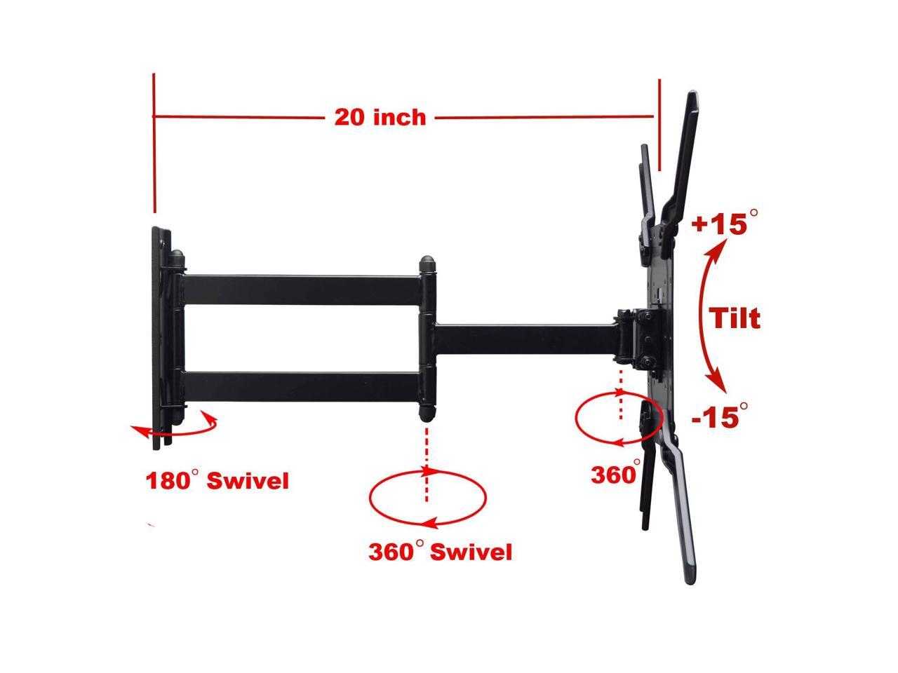 VideoSecu Full Motion Articulating TV Wall Mount for most Samsung 32 39