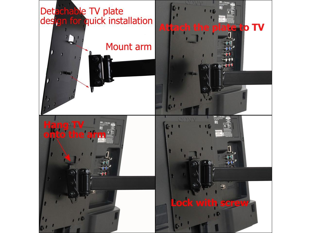 VideoSecu Full Motion Articulating TV Wall Mount for most Samsung 32 39