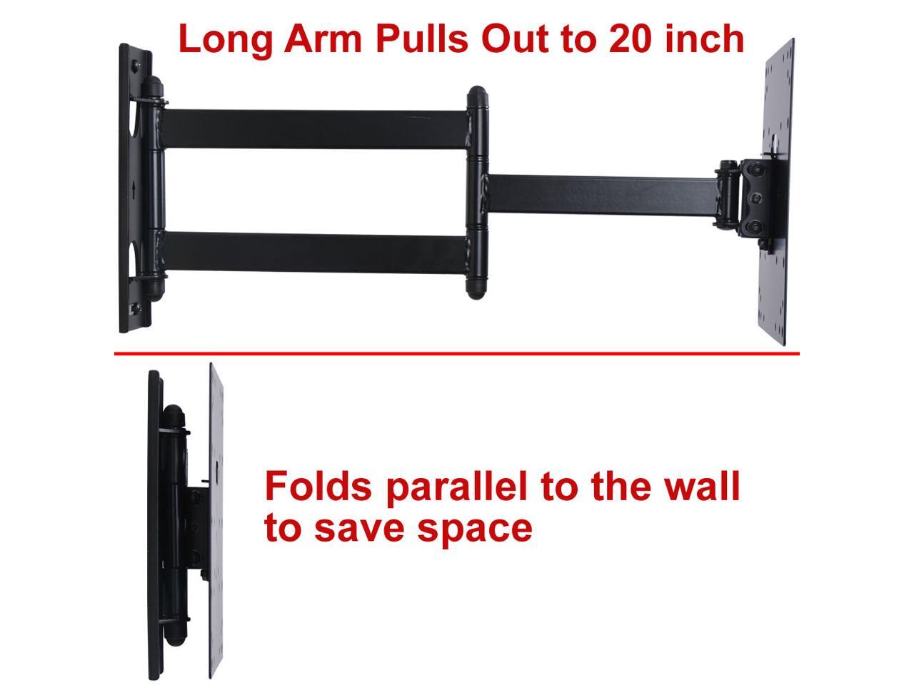 VideoSecu Heavy duty Swing Arm TV Wall Mount for Samsung 22 24 26 28 32