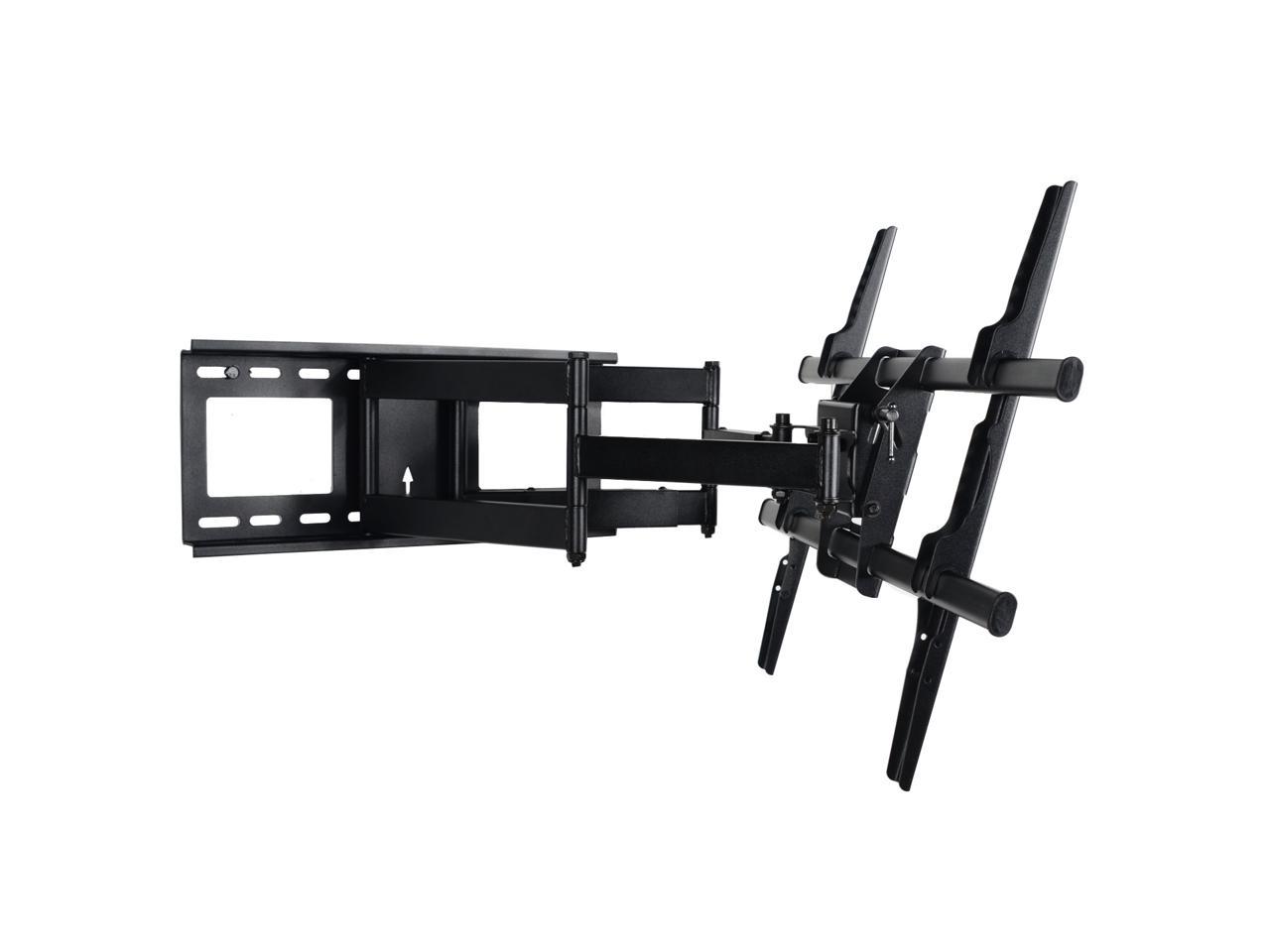 VideoSecu Tilt Swivel Articulating Dual Arm Full Motion TV Wall Mount ...