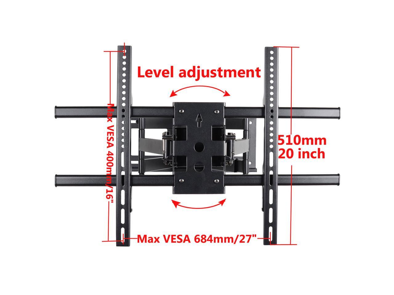 VideoSecu Heavy Duty Articulating Swing Arm TV Wall Mount for 40 42 43