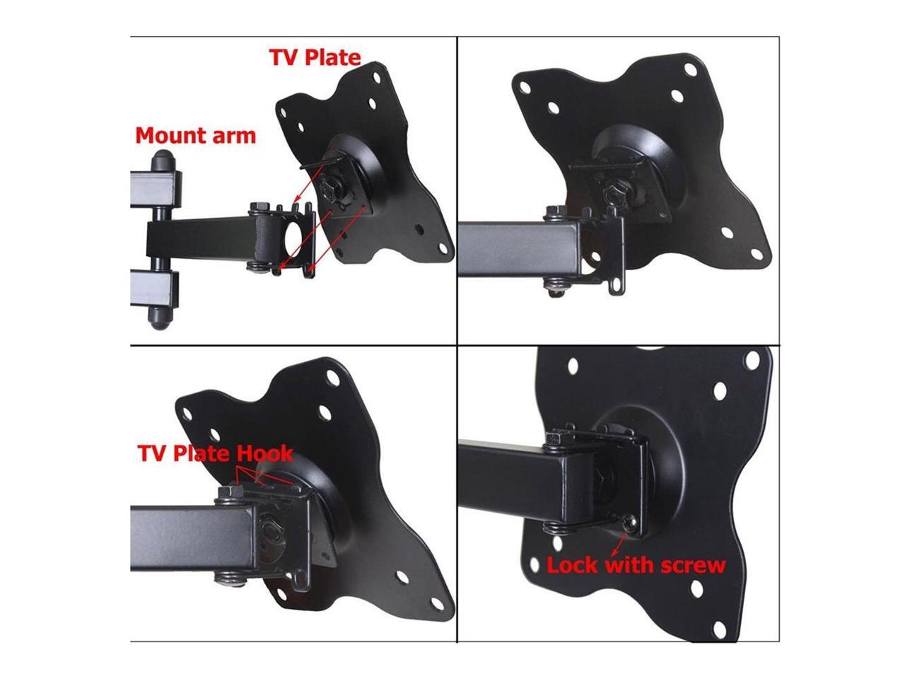 VideoSecu Swivel Tilt TV Monitor Wall Mount SCEPTRE 16 19 22 23 24 27