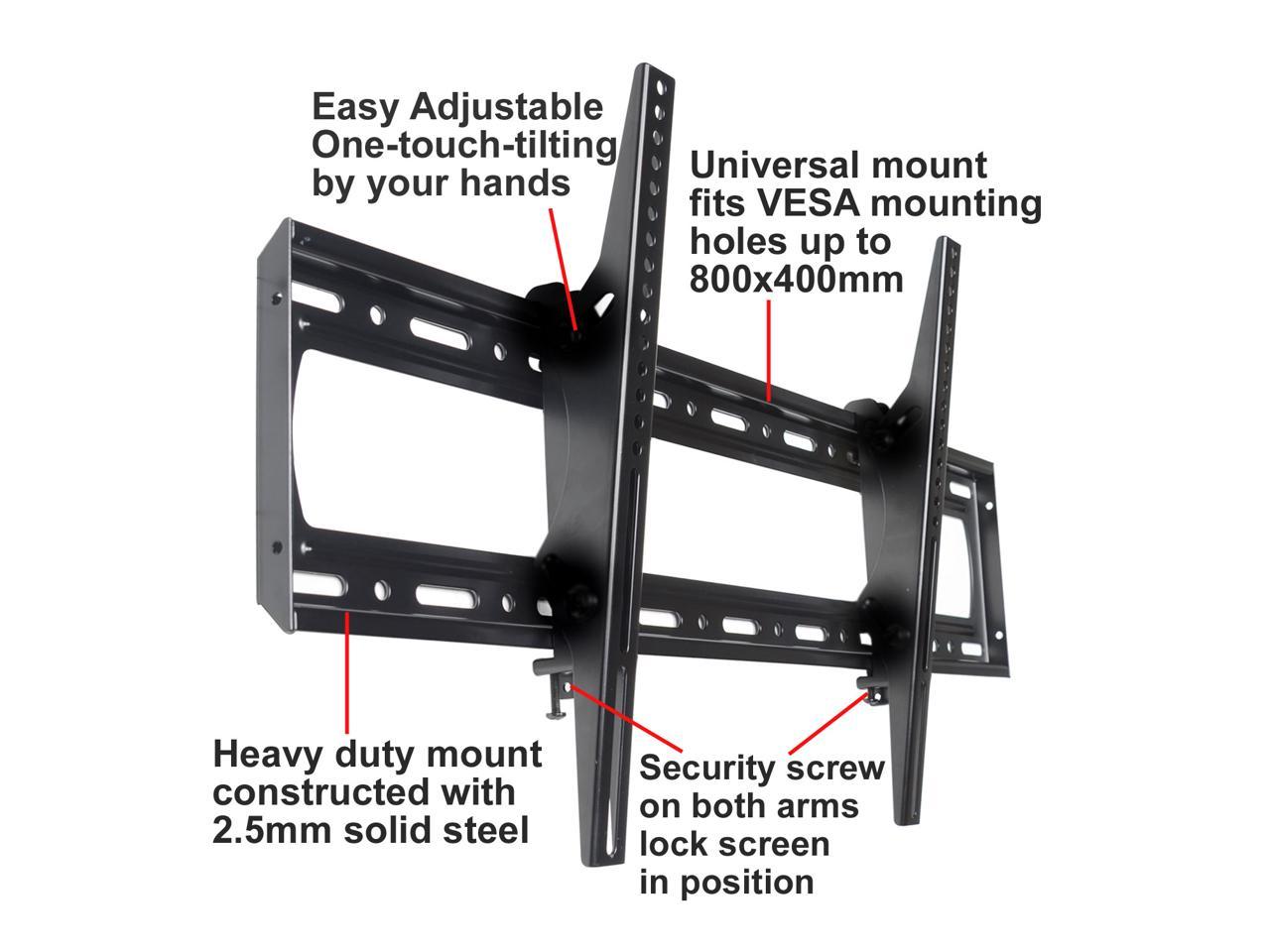 VideoSecu One Touch Tilt TV Wall Mount for VIZIO 60 65 70 80 inch LCD