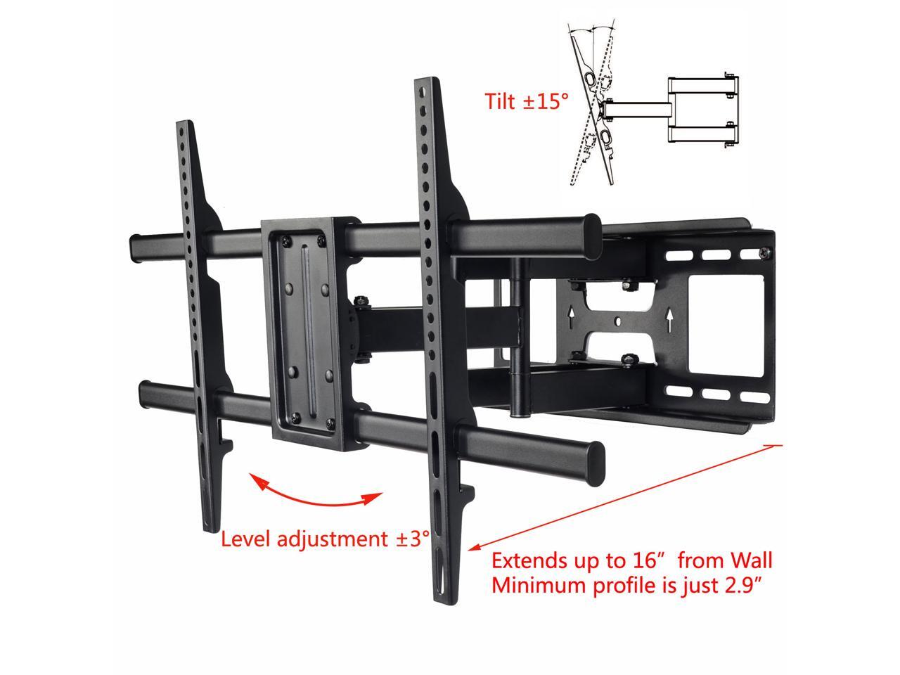 VideoSecu Heavy Duty Full Motion Tilt Swivel Extend TV Wall Mount for
