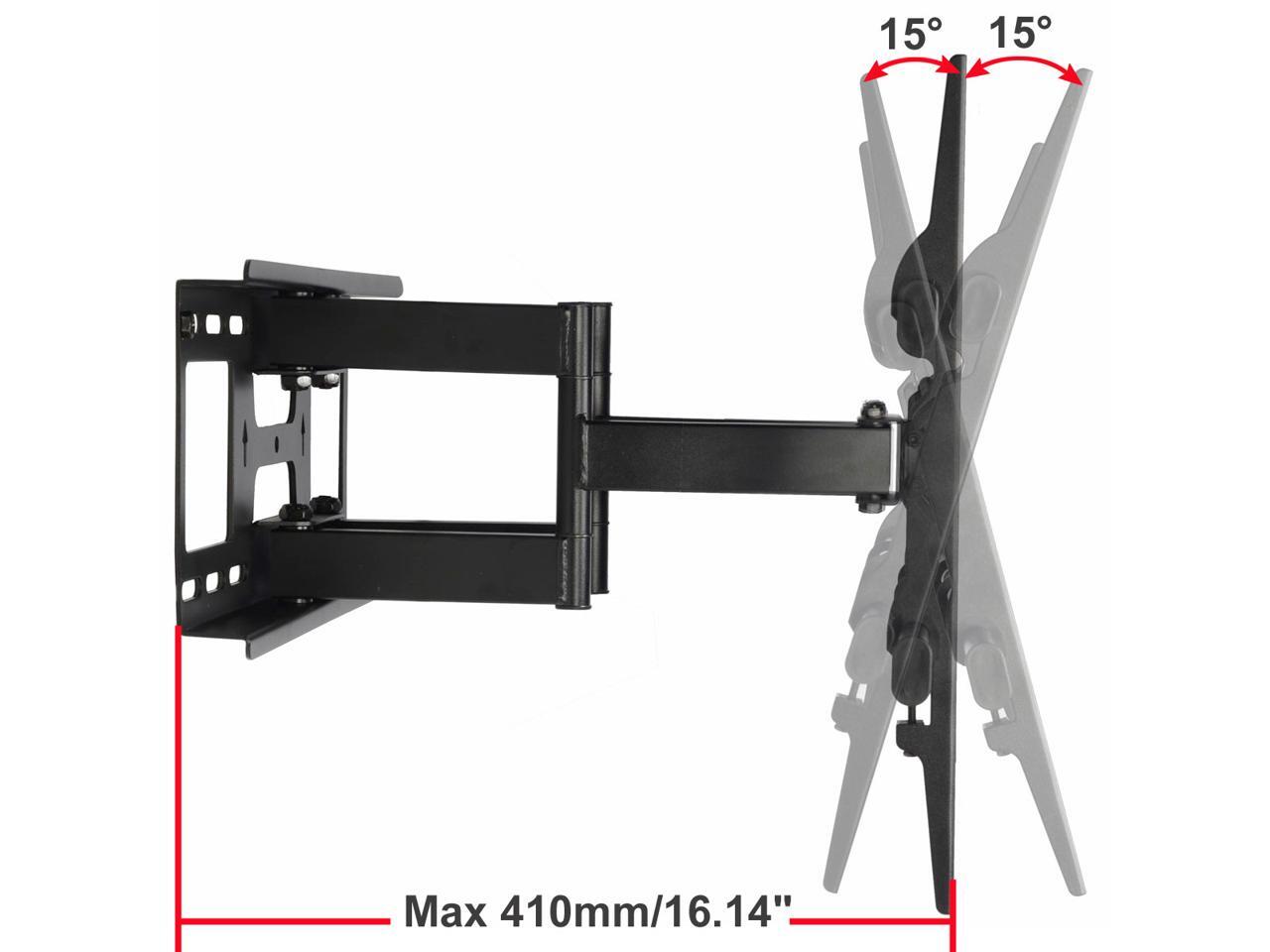 VideoSecu Heavy Duty Full Motion Tilt Swivel Extend TV Wall Mount for