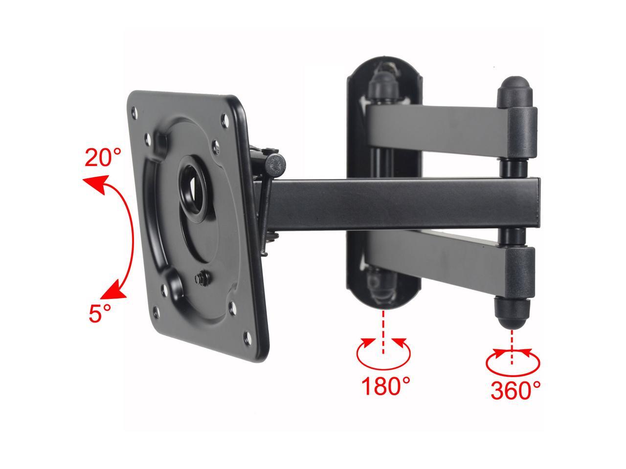 VideoSecu Articulating TV Monitor Wall Mount for 1729" Tilt Swivel