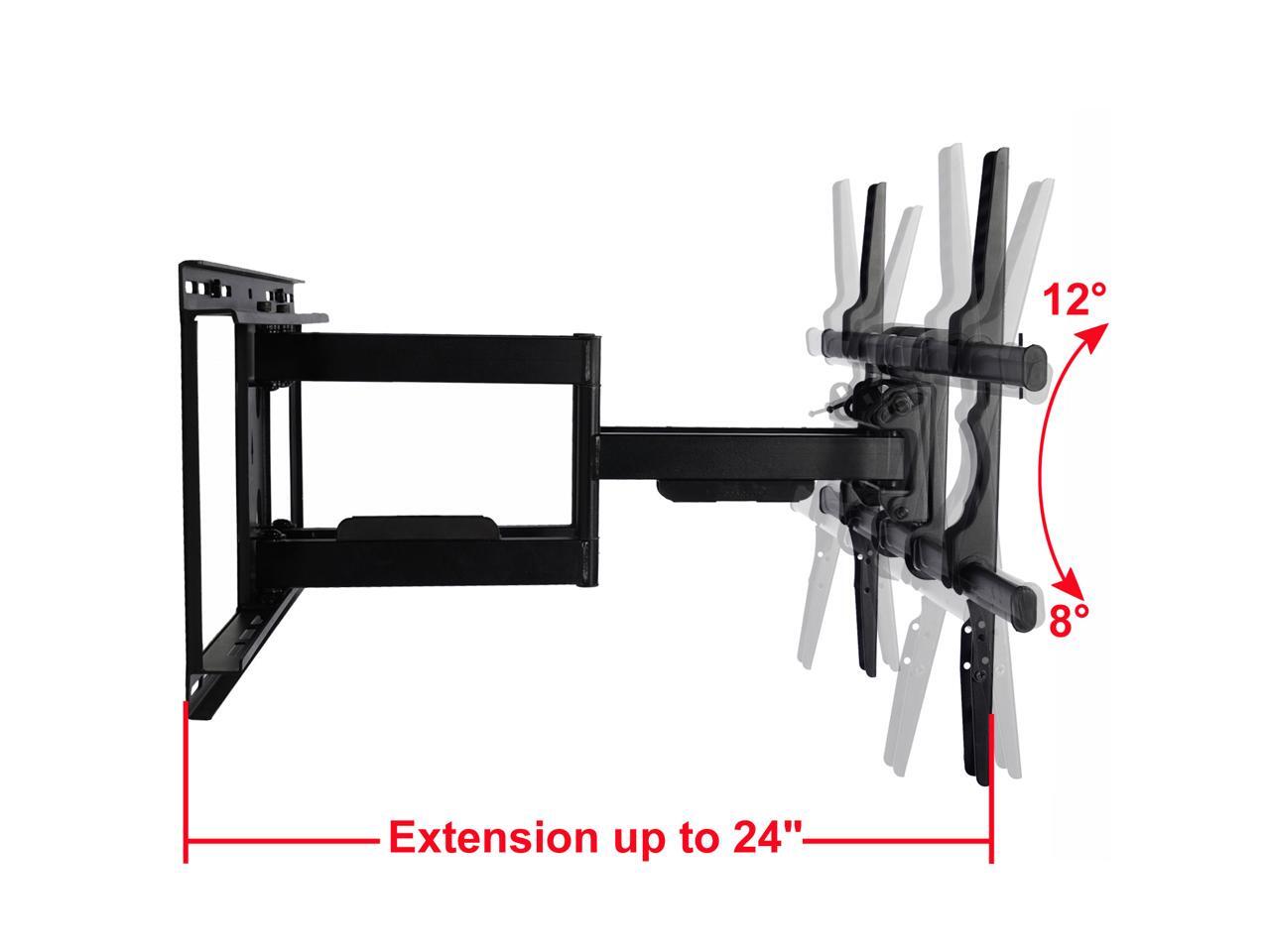 VideoSecu Heavy Duty Full Motion Tilt Swivel Extend TV Wall Mount for