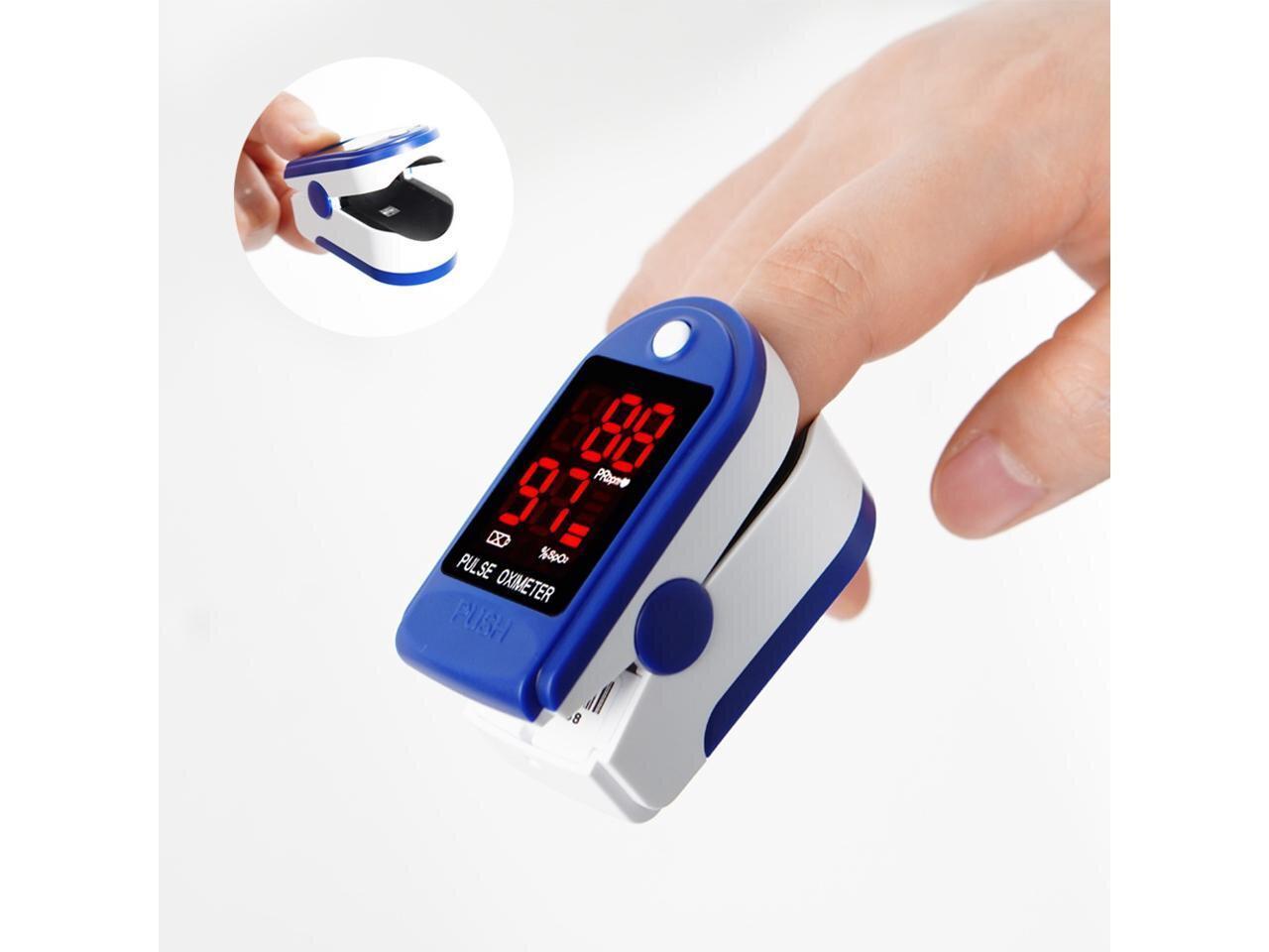 Contec CMS50DL Fingertip Pulse Oximeter, Blood Oxygen Saturation ...