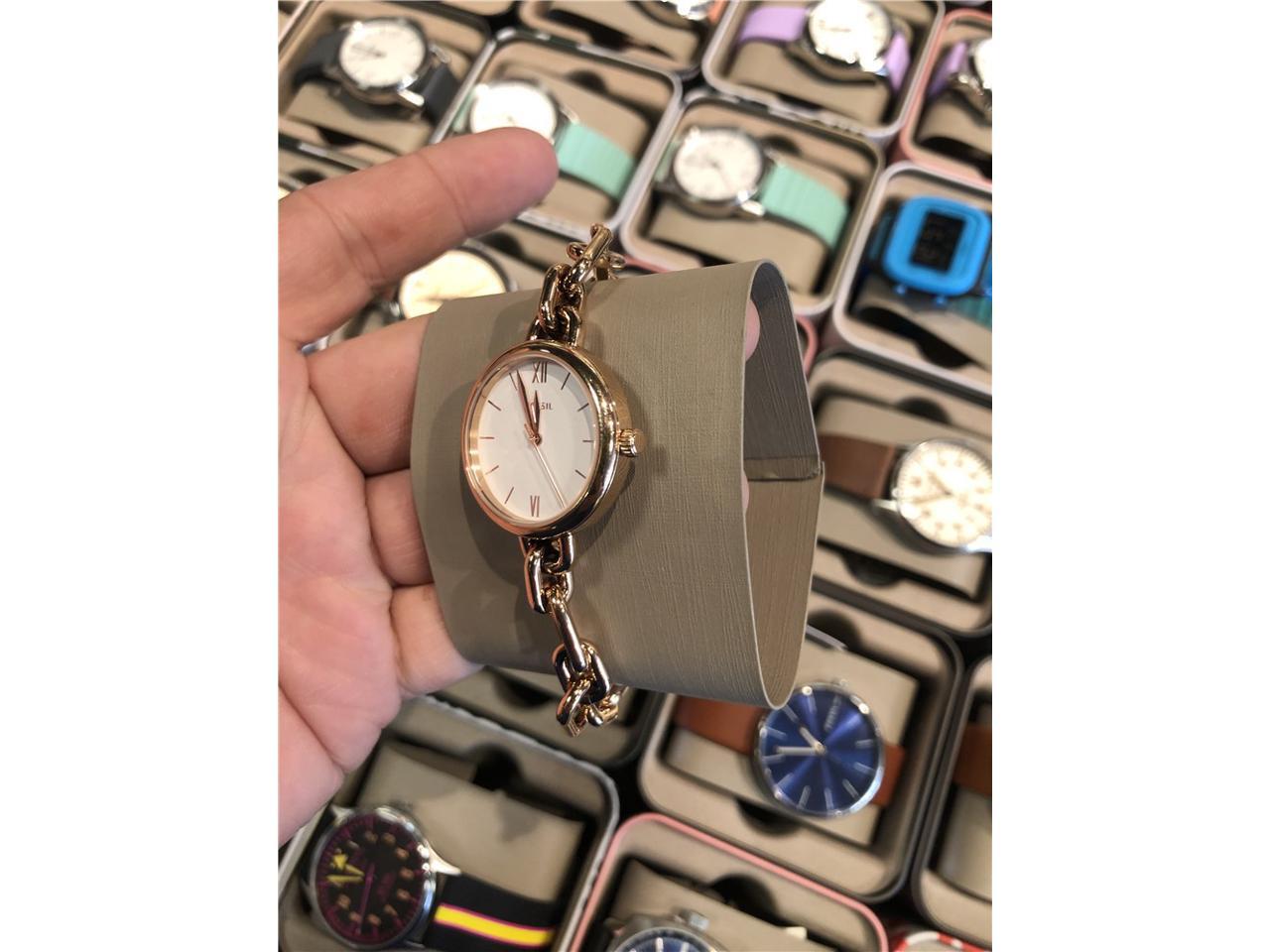 Fossil BQ3545 Embry Three-Hand Rose 