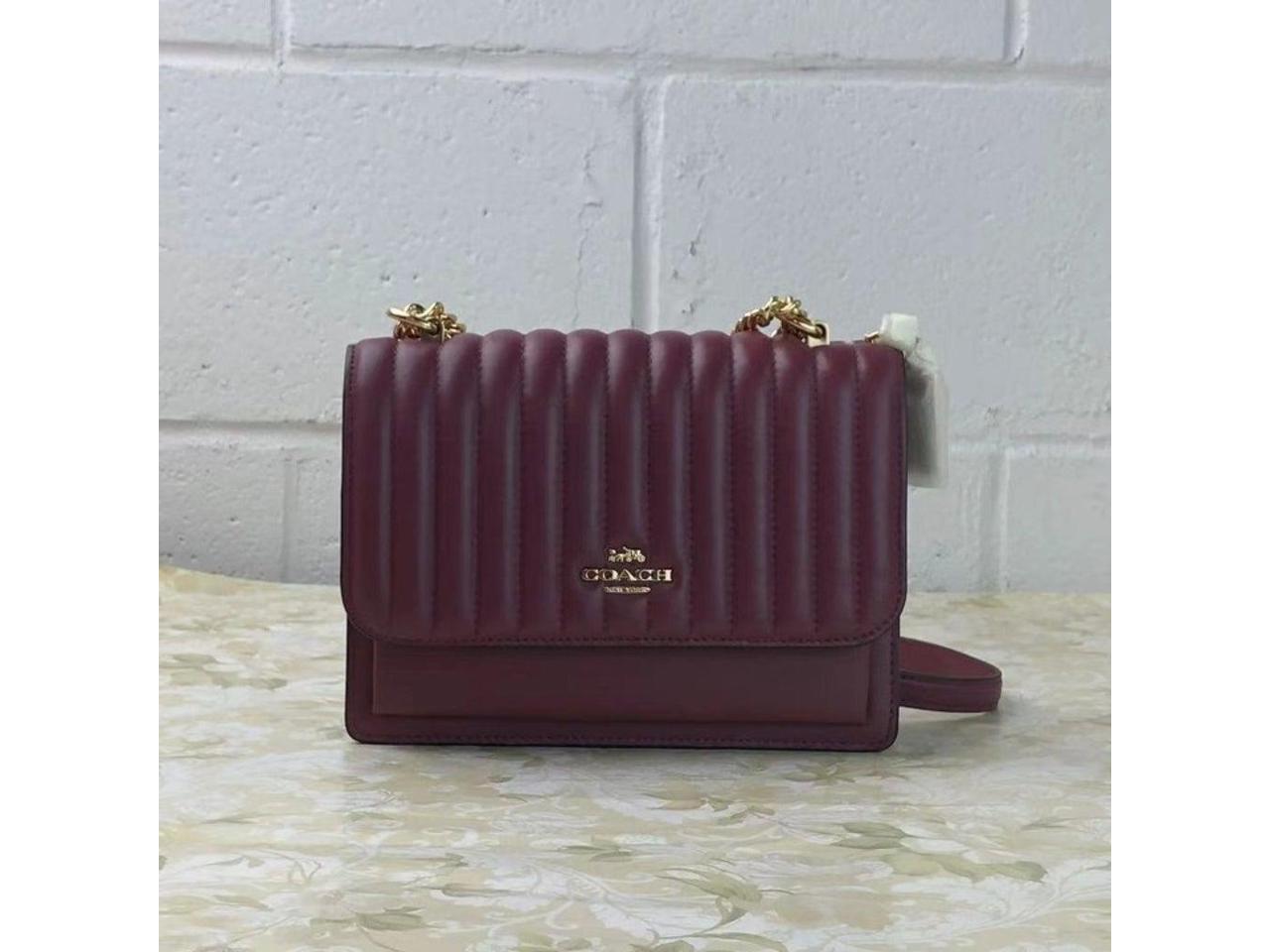 coach ellen crossbody with linear quilting