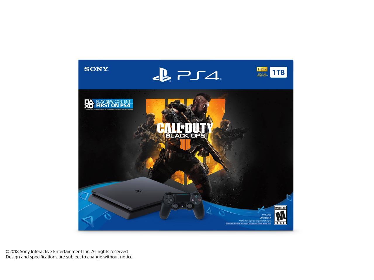 playstation 4 with call of duty black ops 4