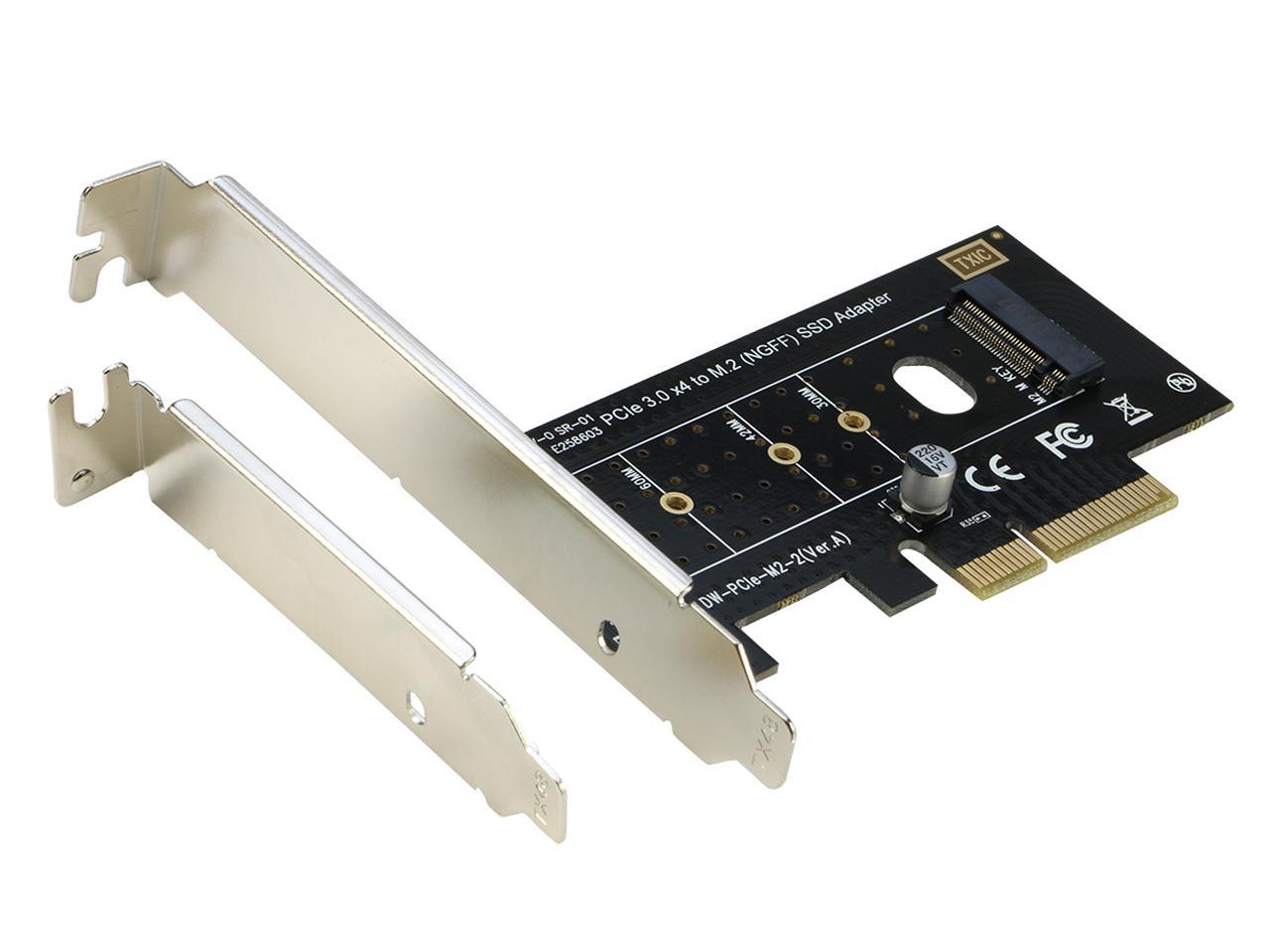 NVMe PCIe x4 x2 M.2 NGFF SSD to PCIe x1 converter card adapter PCIe x1 to M.2
