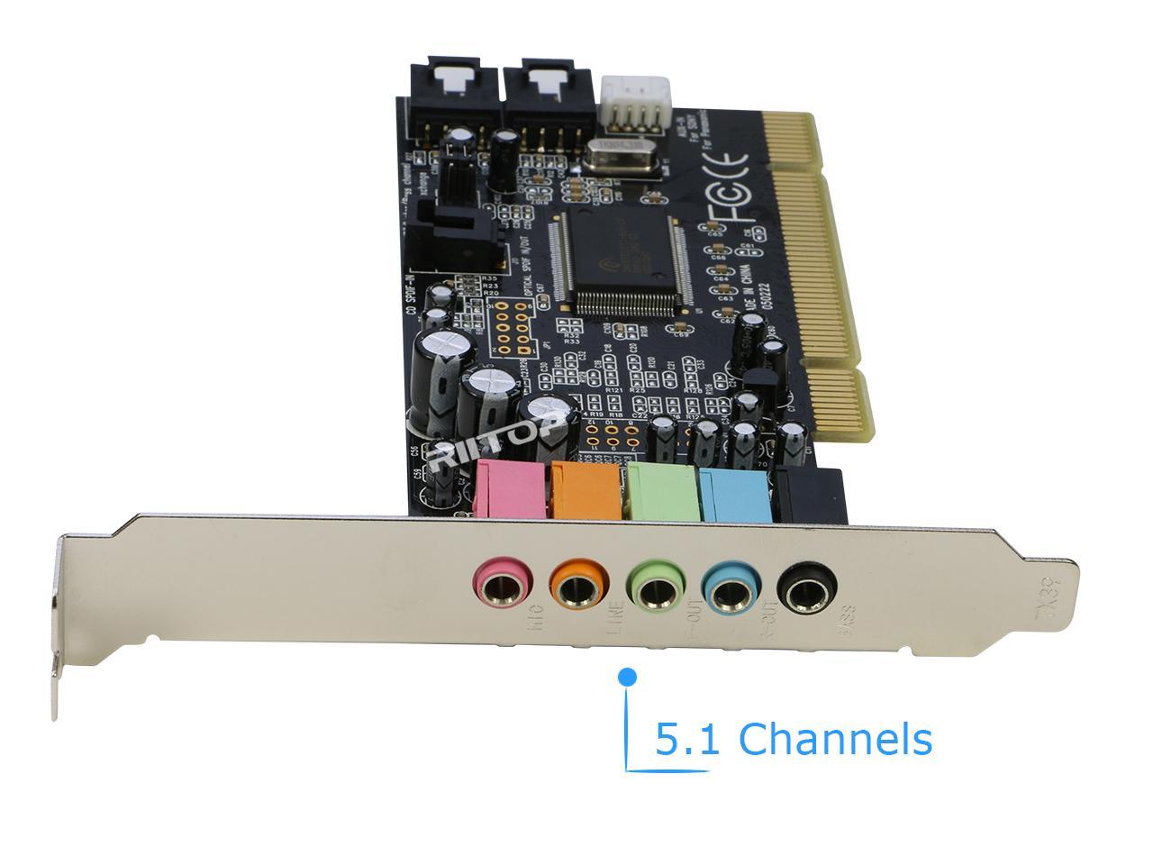 PCI Audio Digital Sound Card 51 Channels CMI8738 Chipset For Deskt