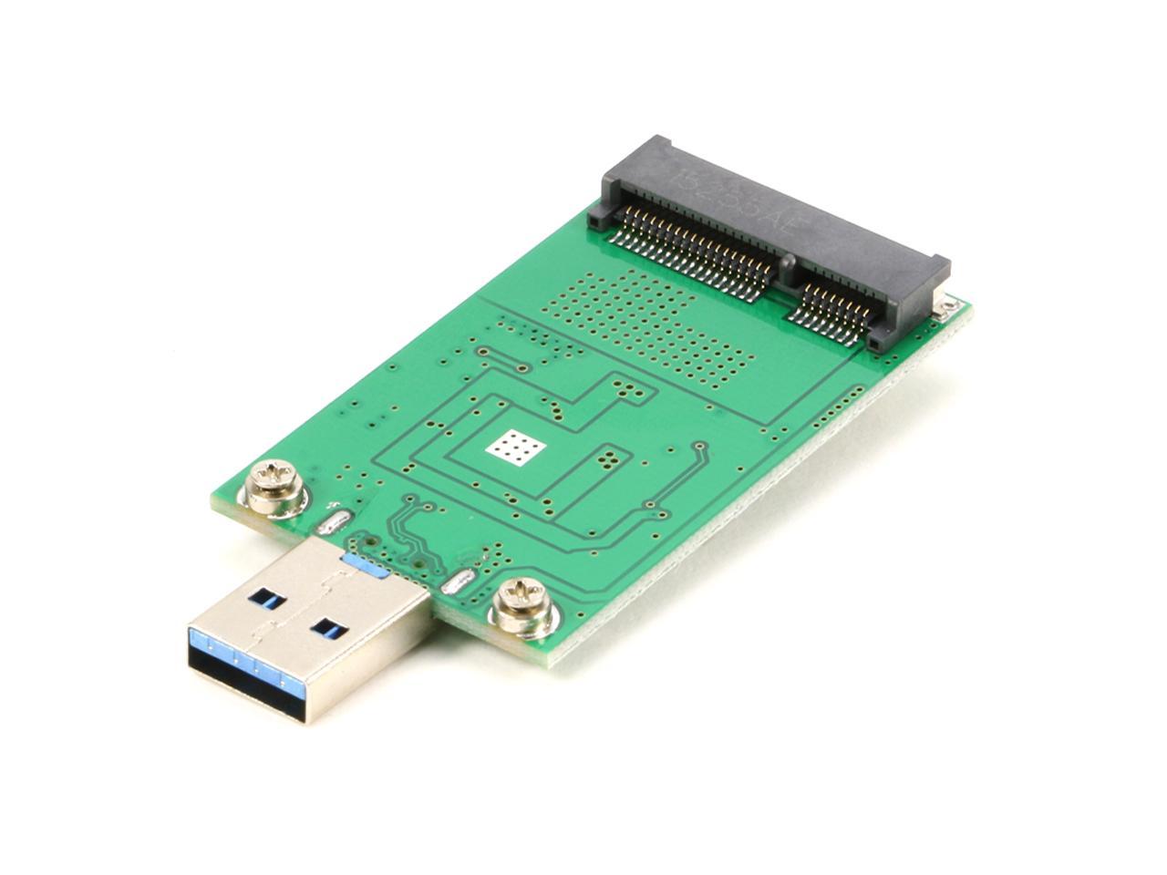 Mini PCIe PCI-e mSATA SSD to 2.5" SATA3 Converter Adapter SSD Case Enclosure 7mm 