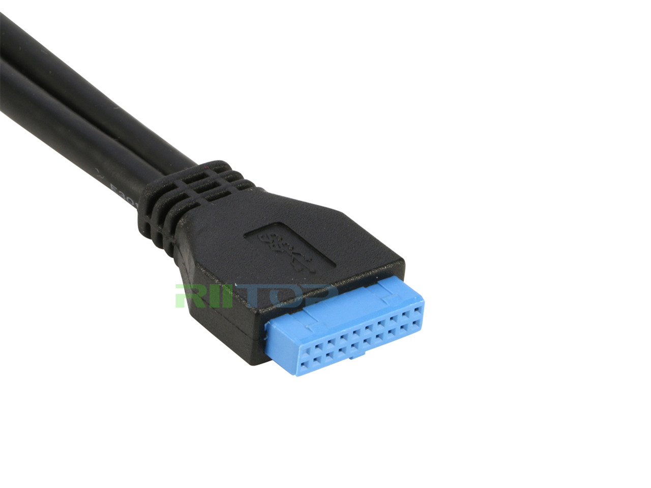 RIITOP USB 3.0 Backpanel Adapter – 2 Ports, 20-Pin Auf PCI Slot Bracket, 0,5m Kabel
