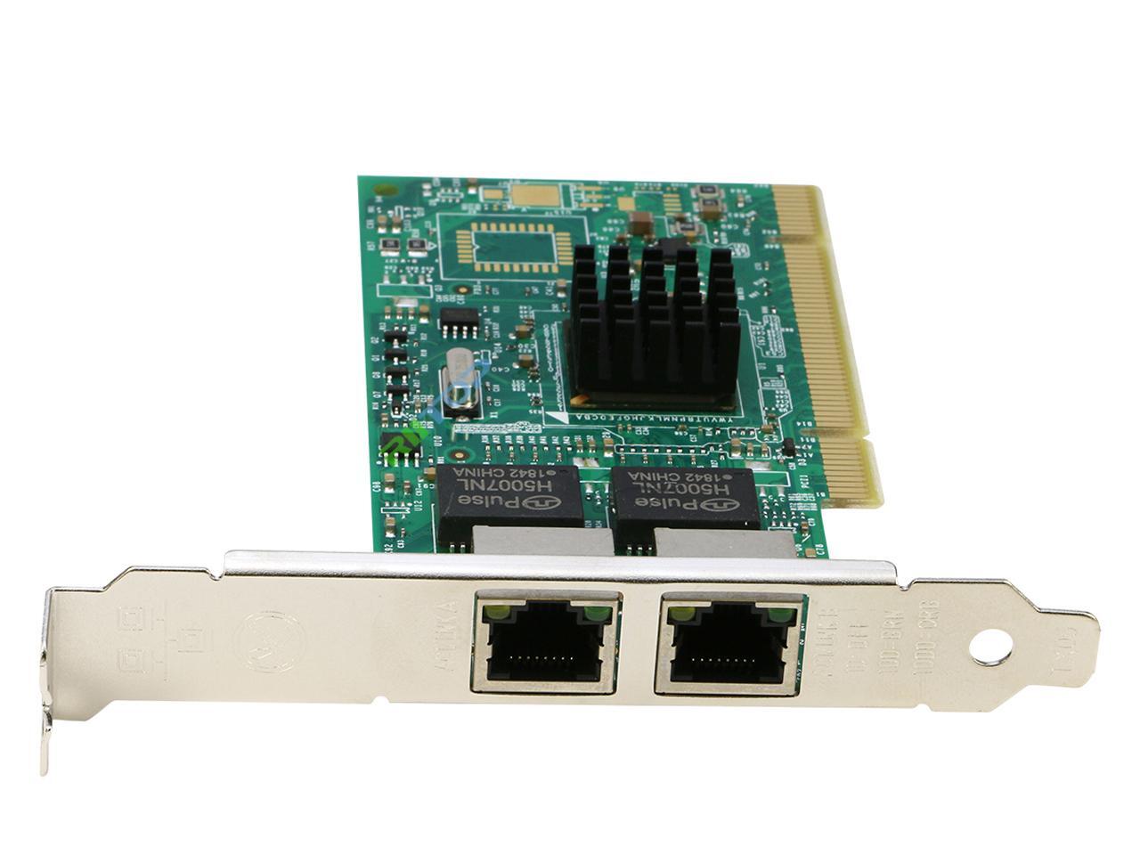 2 Ports 1000M Gigabit Ethernet PCI Network LAN Card Adapter 1Gb Dual ...
