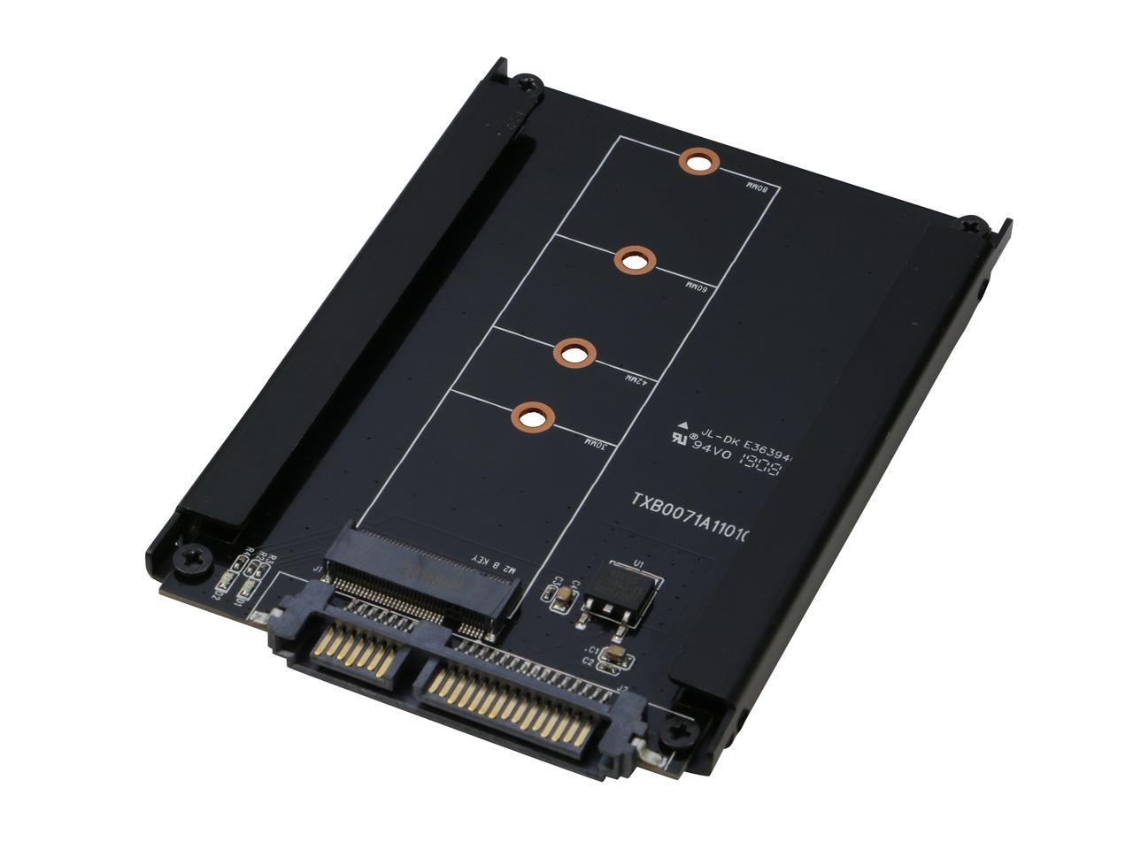 2.5 Inch SATA to M2 NGFF SSD Enclosure Converter Internal External Adapter 