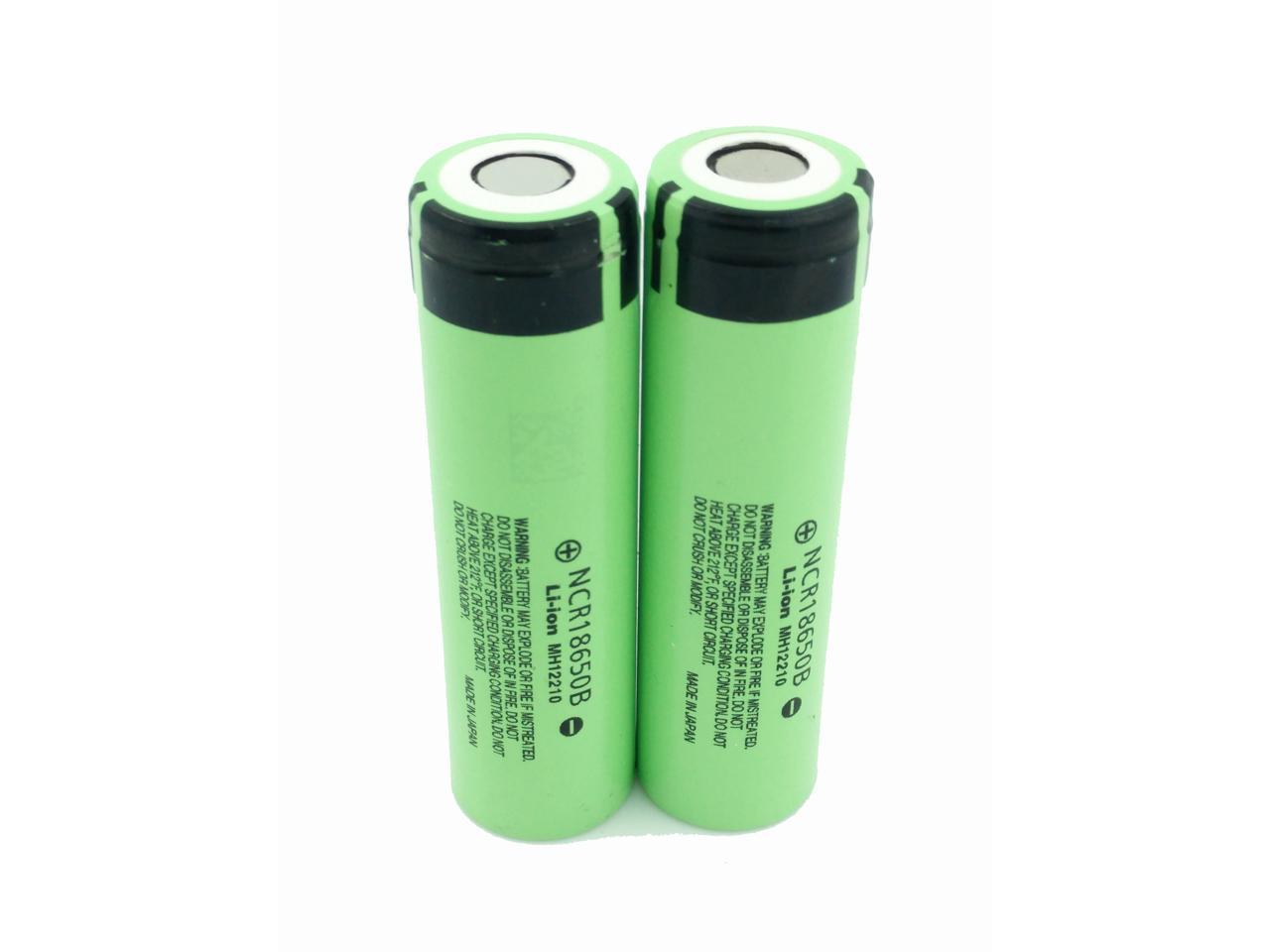 not Button Top 4 Pcs Flat Top Batteries 18650 3.7V 3400mAH High-Capacity Lithium Rechargeable Battery for LED Lights/Toys/MP3/TV Remote Controls/Alarm Clocks/Flashlight Torch/not aa Battery 