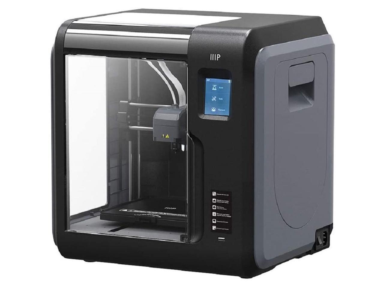 Monoprice Voxel 3D Printer - Gray/Black with Removable Heated Build ...