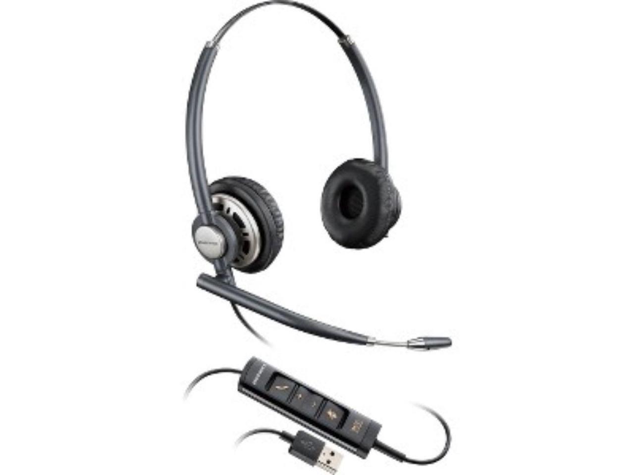 Plantronics Corded Headset With Usb Connection - Newegg.com
