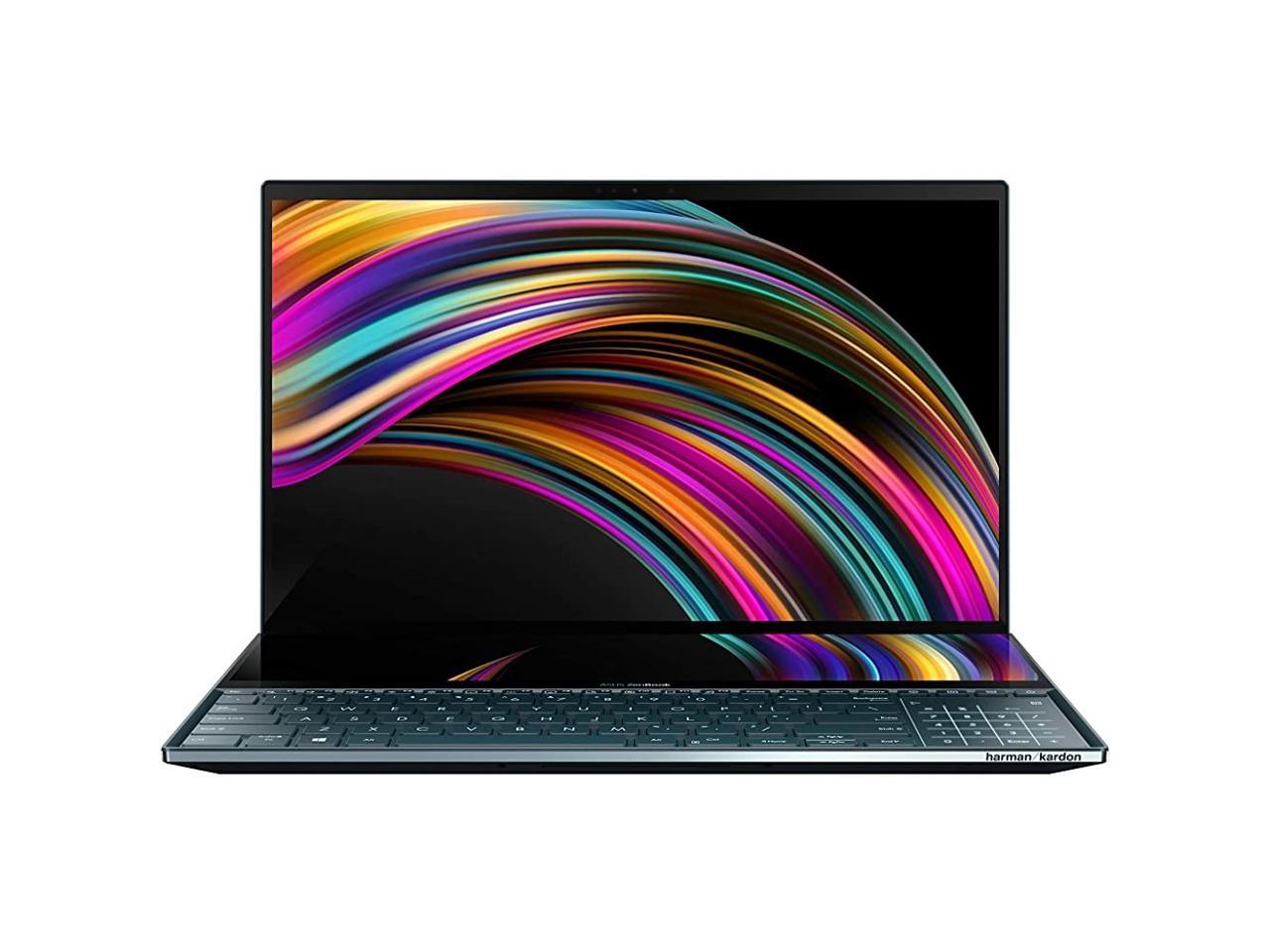 Asus Zenbook Pro Duo Ux581 Laptop 156 4k Uhd Nanoedge Touch Display Intel Core I9 10980hk 6716