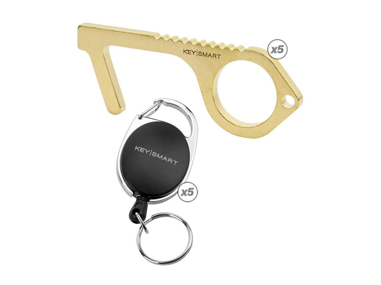 KeySmart CleanKey Brass Hand Tool Combo (5 Pack)