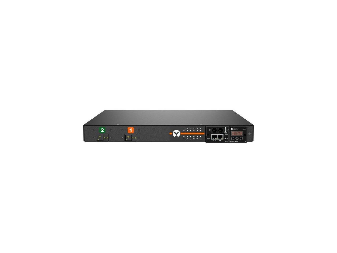 Vertiv Geist Switched Rack PDU 1U Rack 30A 5-20R L5-30P Horizontal PDU ...