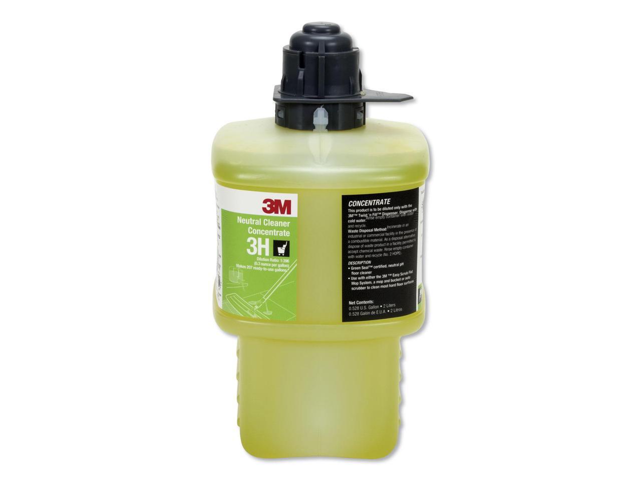 3M 3H Neutral Floor Cleaner,Size 2L,Yellow
