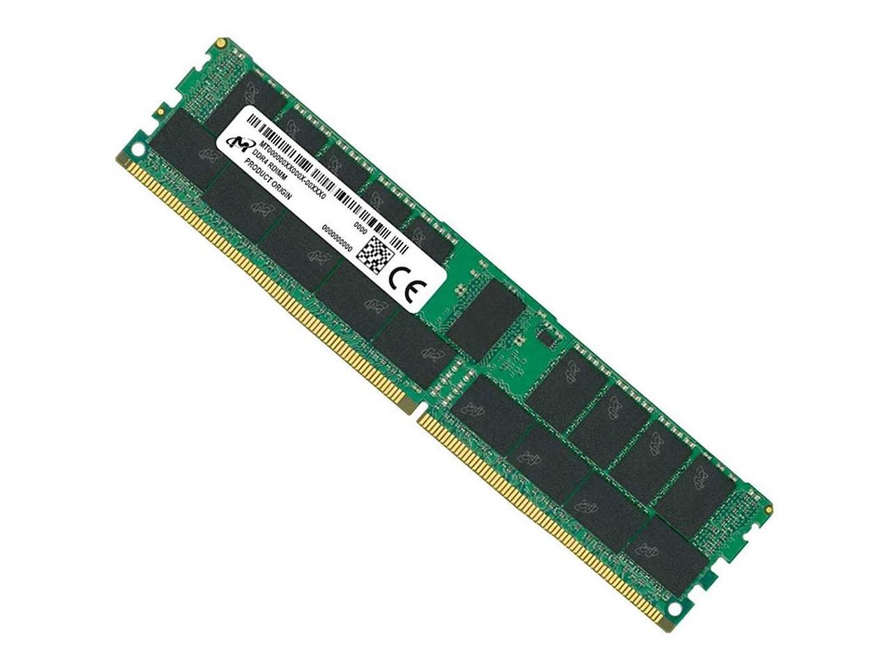 Micron 32GB DDR4 3200 (PC4-25600) 1Rx4 CL22 1.2V RDIMM Server Memory Module  - MTA18ASF4G72PZ-3G2E1