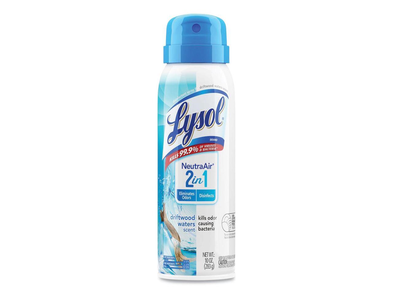 Lysol Neutra Air 2 in 1 Disinfectant Spray III Driftwood 10oz Spray 6