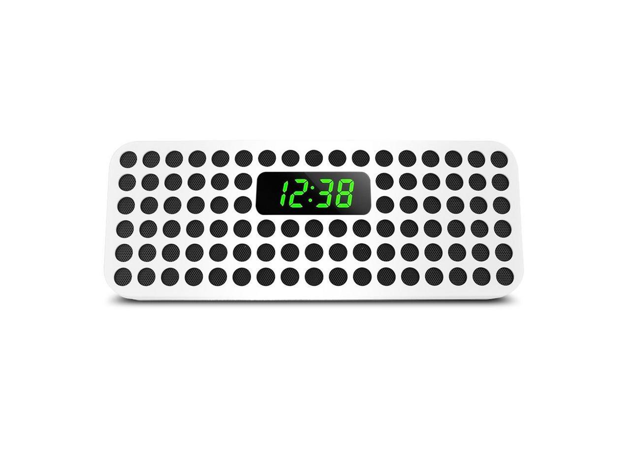 bluetooth speaker with clock display