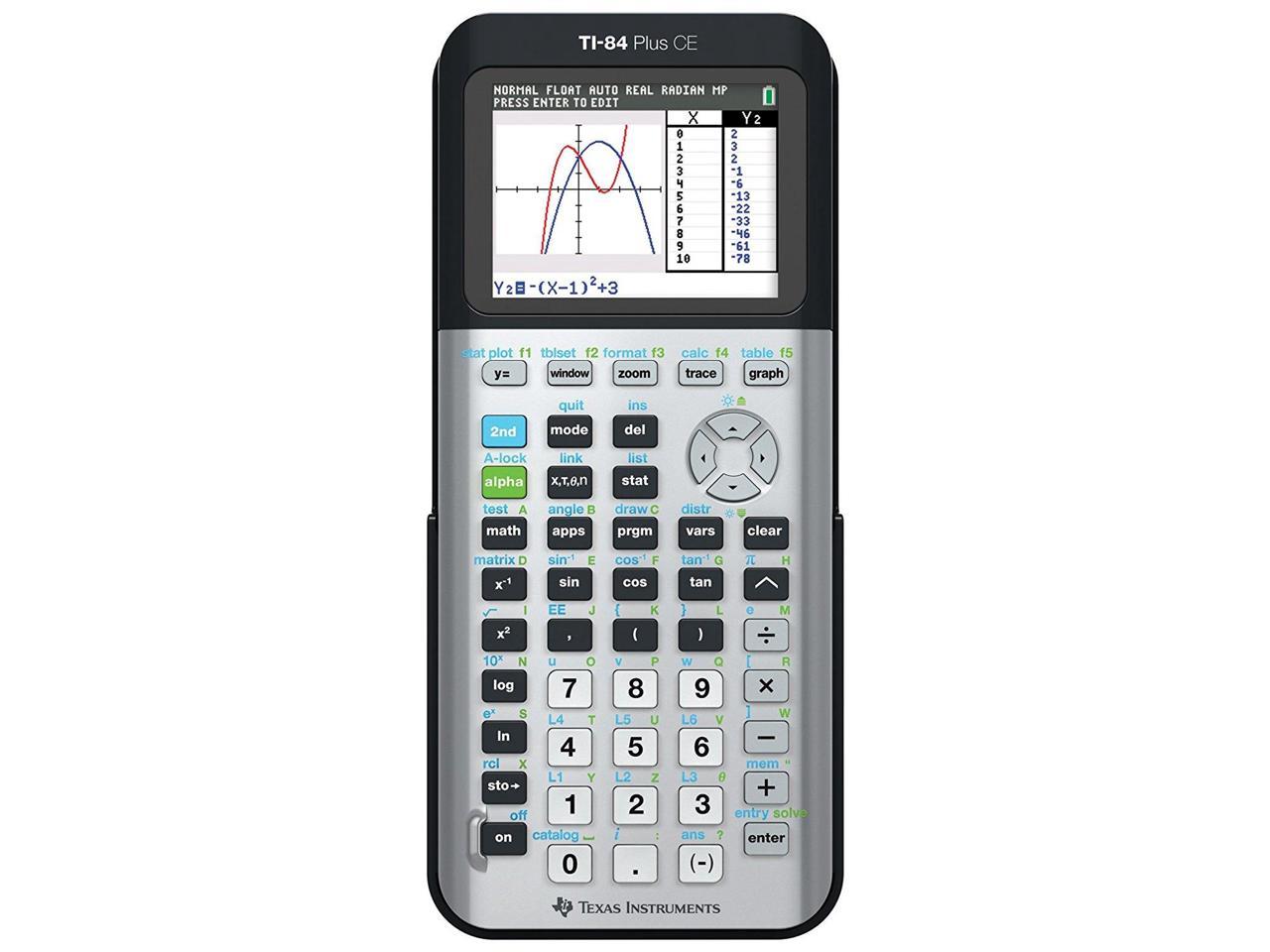 Sliver Texas Instruments 84PLSEC/TBL/1L1/L Graphing Calculator 