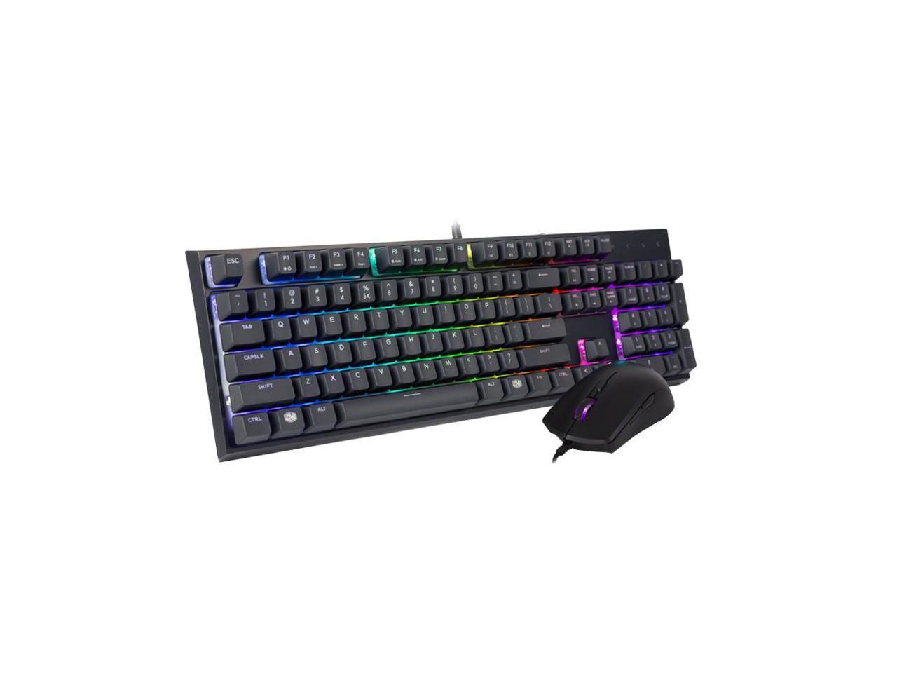 Cooler Master Masterset Ms121 Rgb Wired Bundle With Gaming Keyboard And Mouse Ms 121 Kkmf1 Us Newegg Com