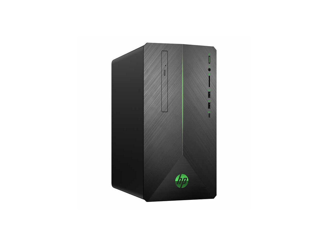 Refurbished Hp Pavilion 690 0067c Desktop Gaming Computer Amd Ryzen 7 1700 16 Gb Ddr4 2666 Mhz 1 Tb 70 Rpm Hdd Amd Radeon Rx 550 4 Gb Dvdrw Windows 10 Home Newegg Com