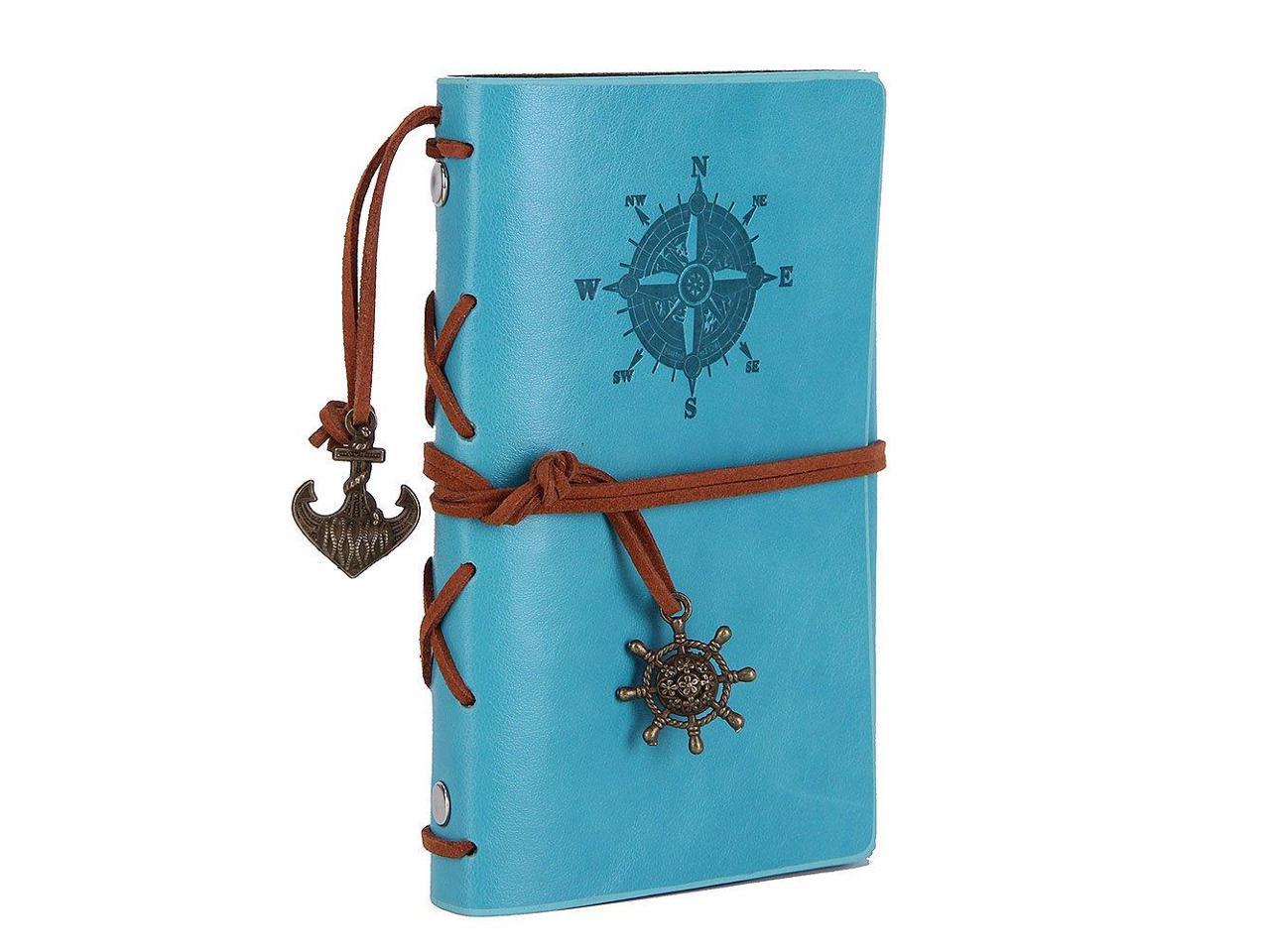 Leather Cover Vintage Notebook Journal Blank String Nautical Diary Sketchbook 