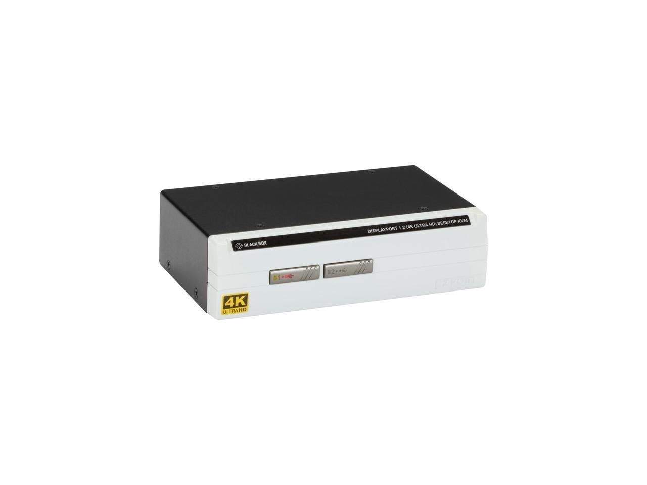 4kdpkvmxt 100m Kvm Extender Displayport Uhd 4k Audio Usb 2 0 Rs232 Kvm Extender Kit Black Box