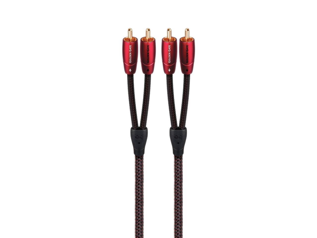 AudioQuest Golden Gate RCA Male to RCA Male Cables 16.4 ft. (5m)