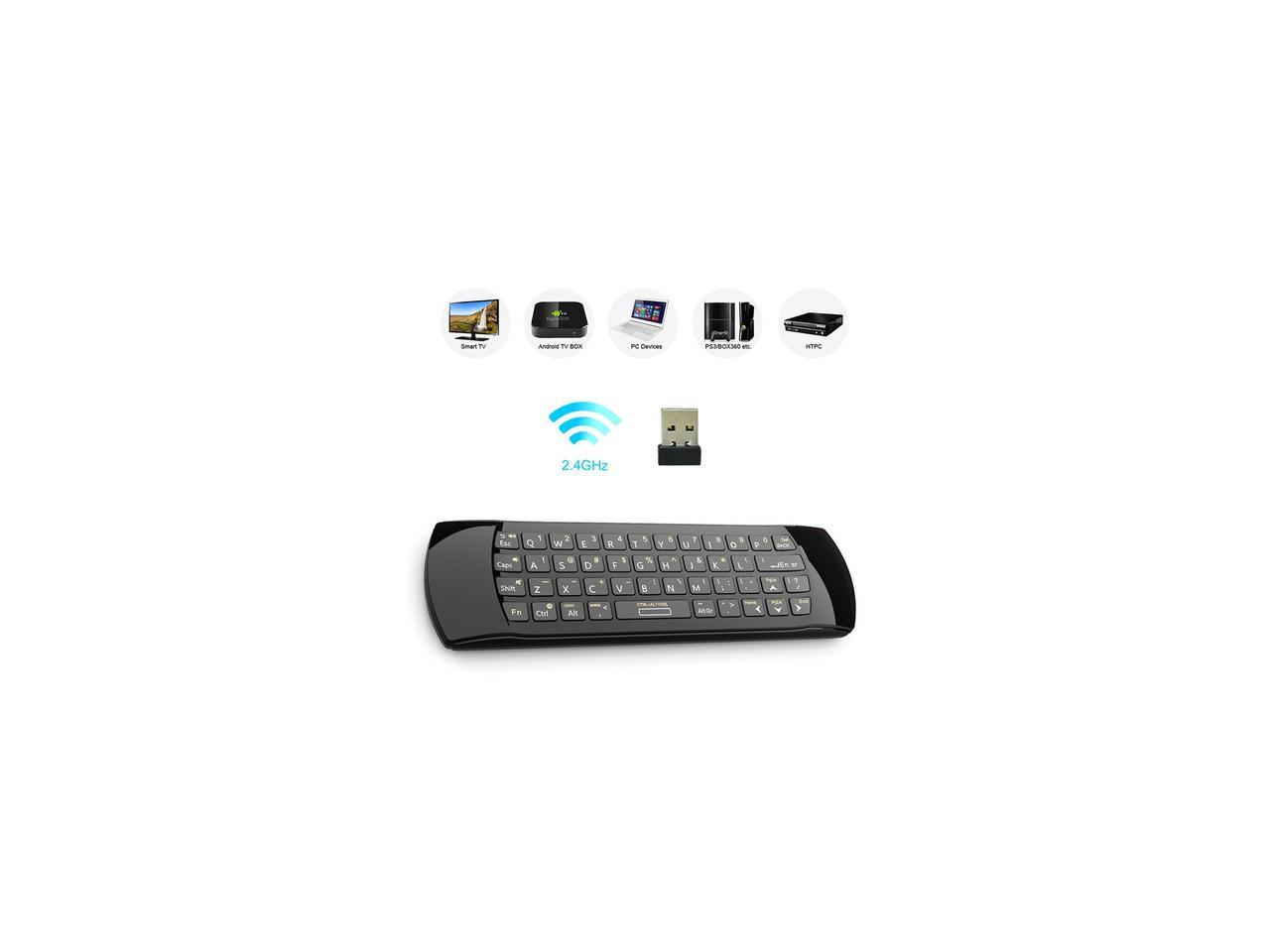A3 2.4G Wireless Fly Air Mouse Remote Control for PC Smart TV Box Andriod Dongle 
