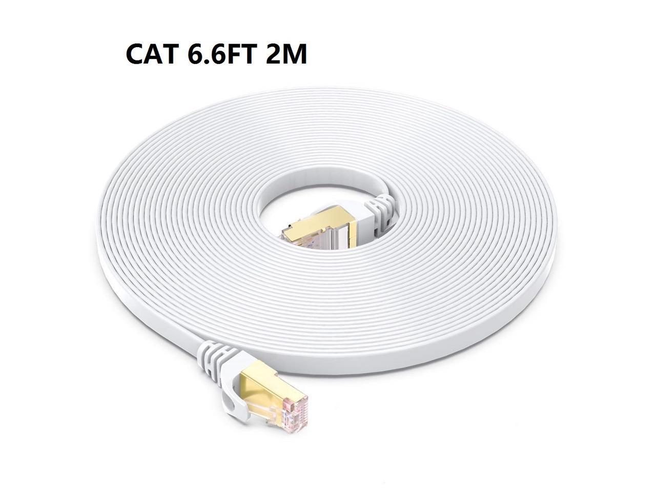 Compatible with Cat7/Cat6/Cat5 25 ft Ethernet Cable Cat 8 High Speed Shielded Cat8 Internet LAN Network Cable Router White Modem Outdoor 40Gbps 2000Mhz 26AWG Fastest RJ45 Cable for PS4 Gaming Compatible with Cat7/Cat6/Cat5 25 ft Ethernet Cable Cat 8 High Speed Shielded Cat8 Internet LAN Network Cable Router White Modem Outdoor 40Gbps 2000Mhz 26AWG Fastest RJ45 Cable for PS4 Gaming