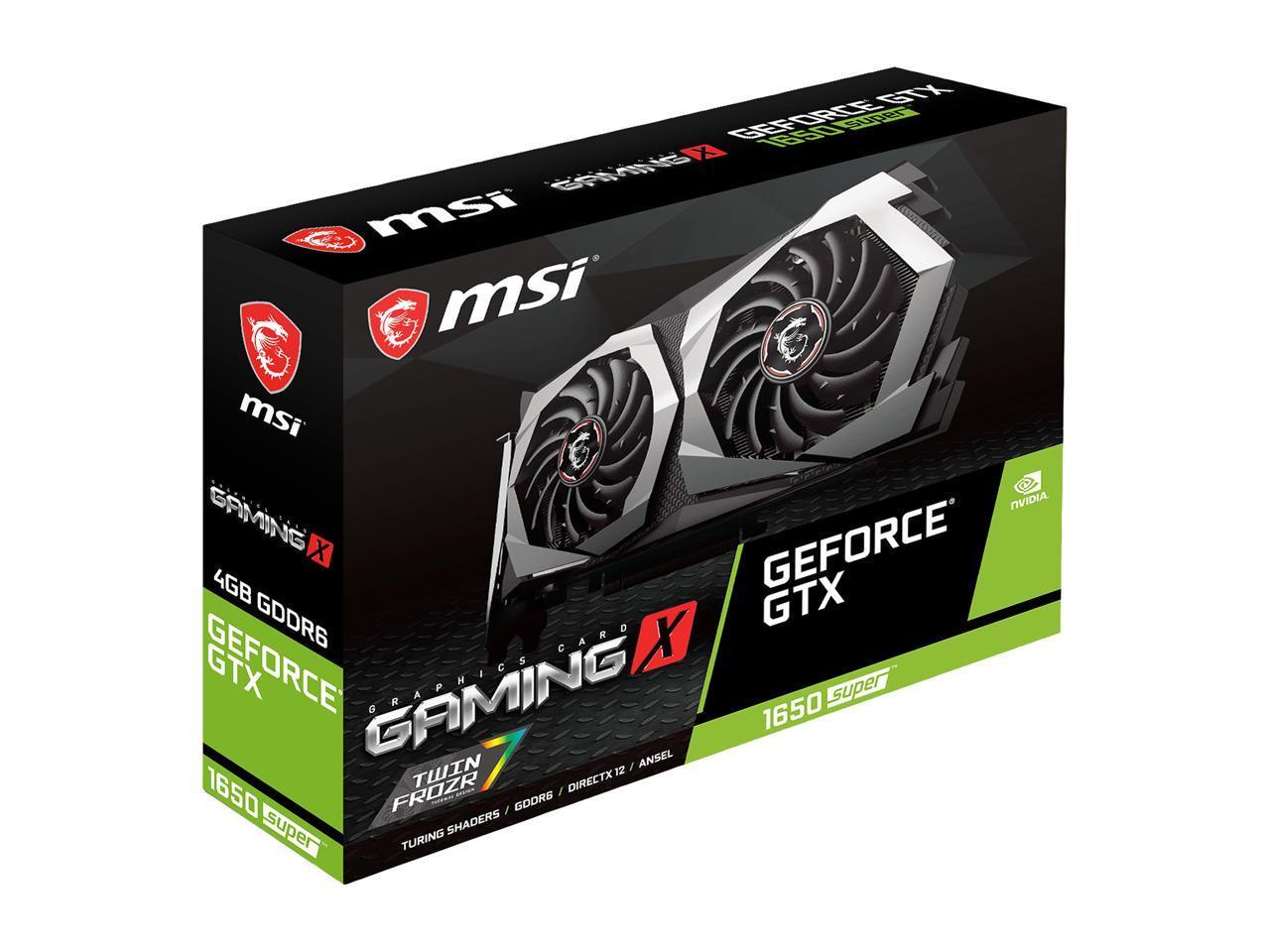 Msi geforce gtx 1650 super gaming x обзор