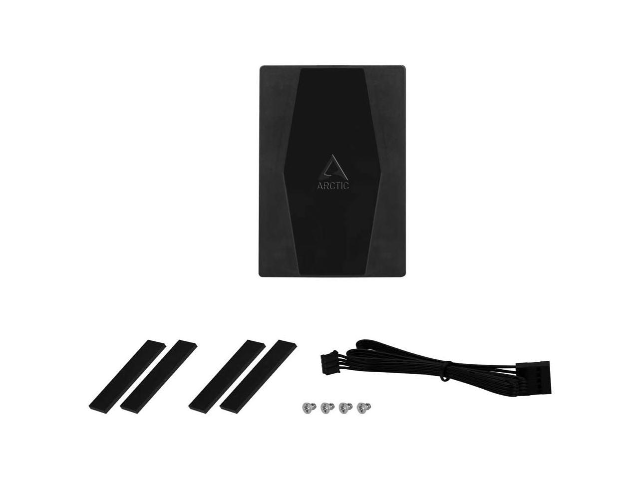 ARCTIC RGB Controller - 4-Pin 12 V-G-R-B Outputs (RGB x 4), Sata Power ...
