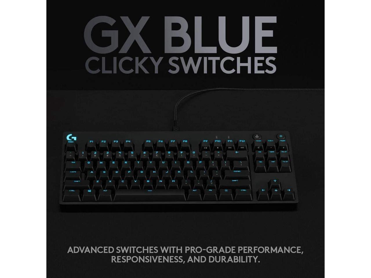 Logitech G PRO Mechanical Gaming Keyboard, Ultra Portable Tenkeyless