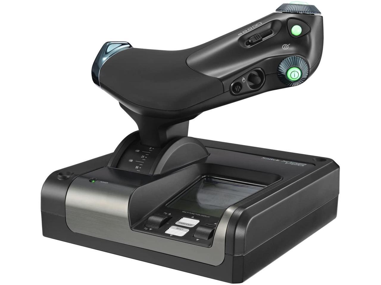 saitek x52 pro flight control system joystick throttle
