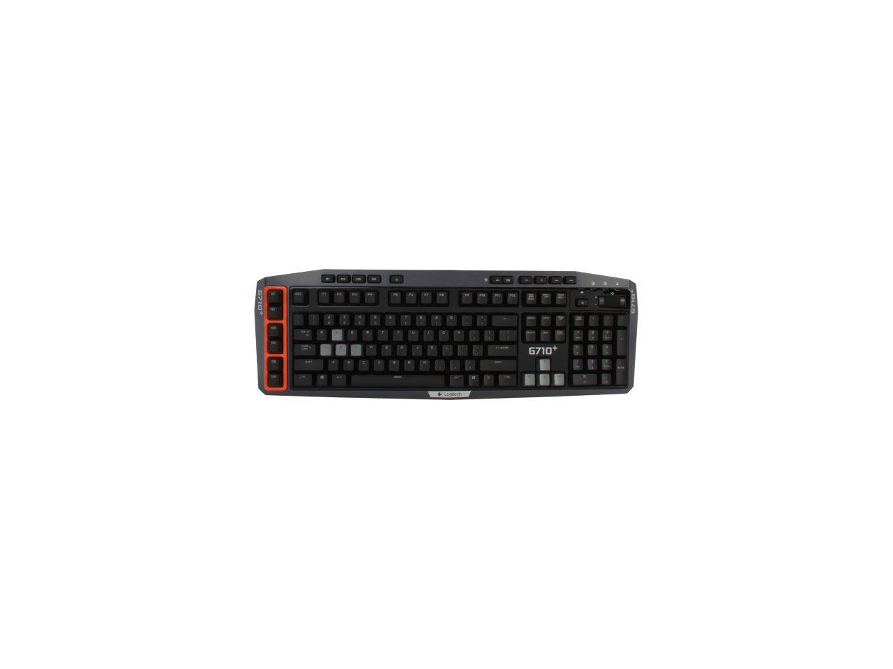 logitech g710 keyboard lights on