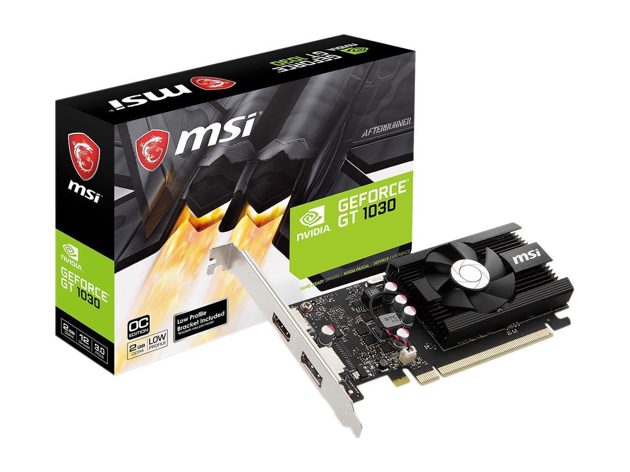 Msi geforce gt 1030 обзор