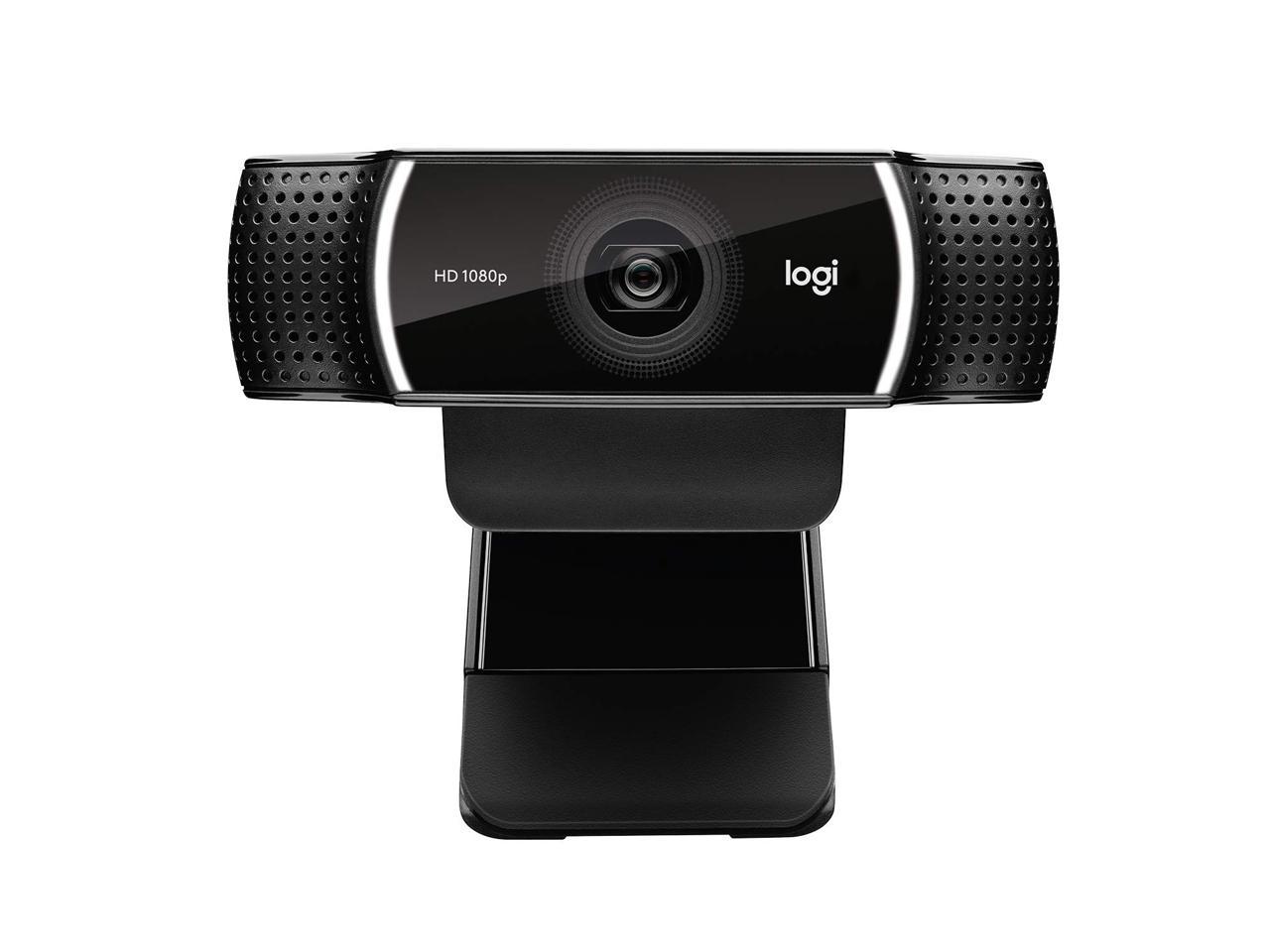 Webcam 1080p HD Camera Pro Quality Video Stream USB Port Twitch You Tube 2 Mics 