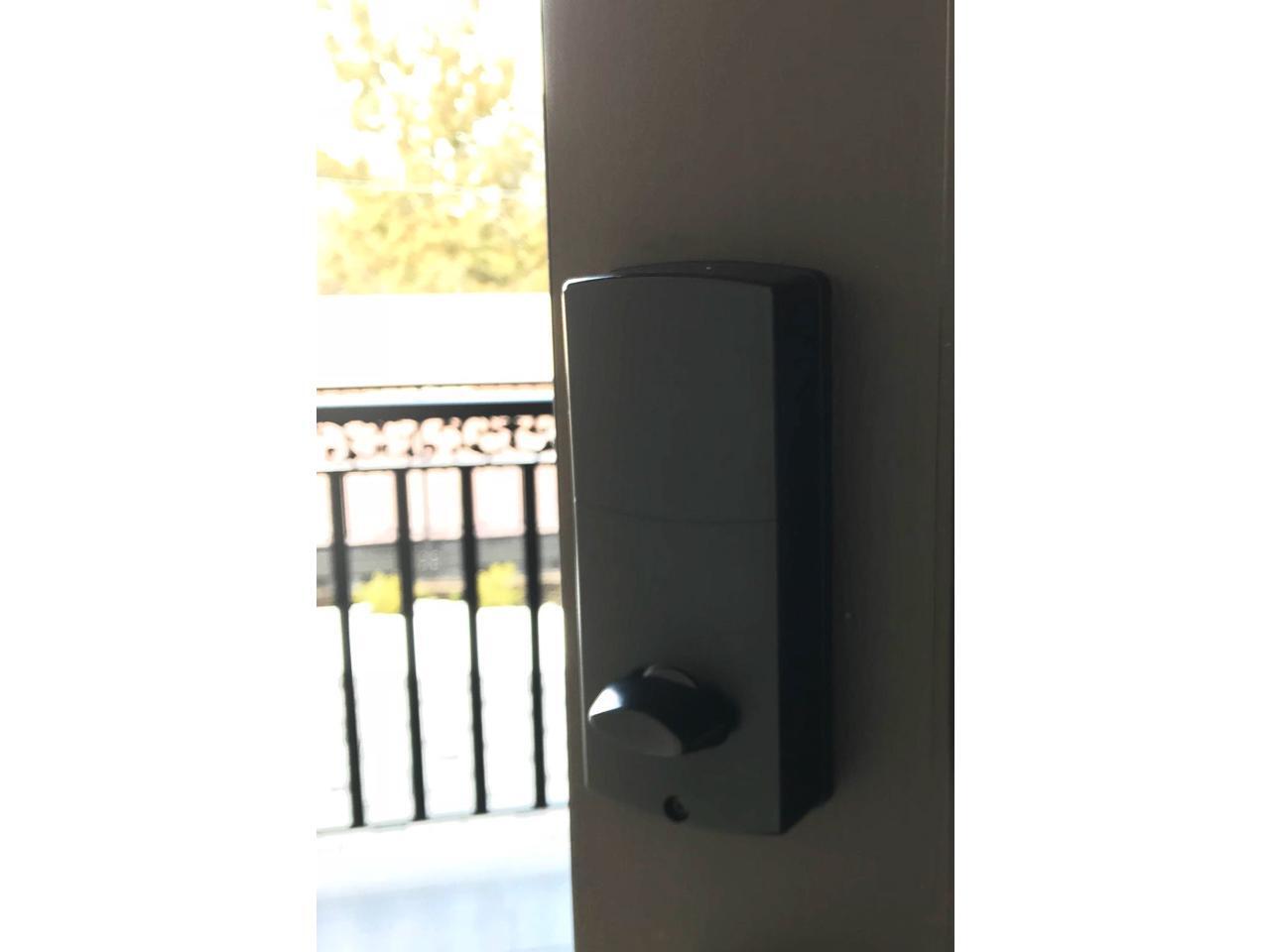 Contemporary Touchscreen Motorized Deadbolt Electronic Keyless Entry