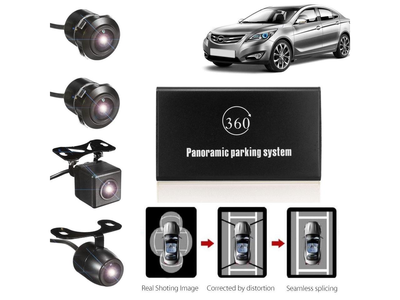 Auto Parking Panoramic View Rearview Camera System 360 Degree View+4x Cameras