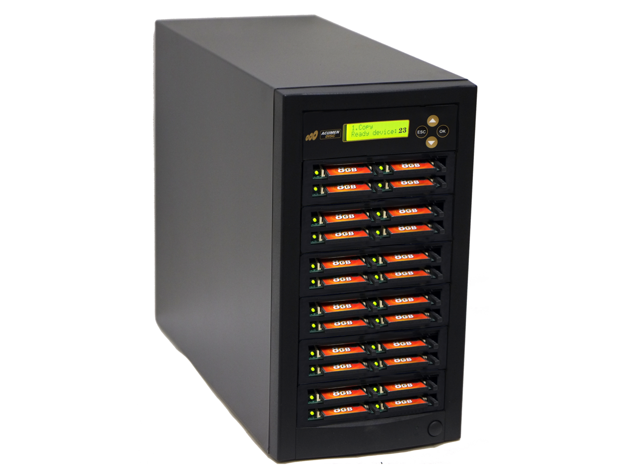 Acumen Disc 1 to 23 Target Multiple CF CompactFlash / MicroDrives Flash Drive Memory Card Reader